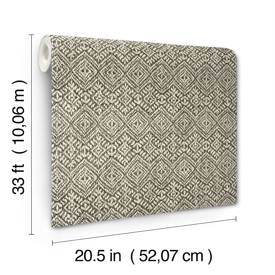 gallivant-black-woven-geometric-wallpaper-york-wallcoverings-4146-27255