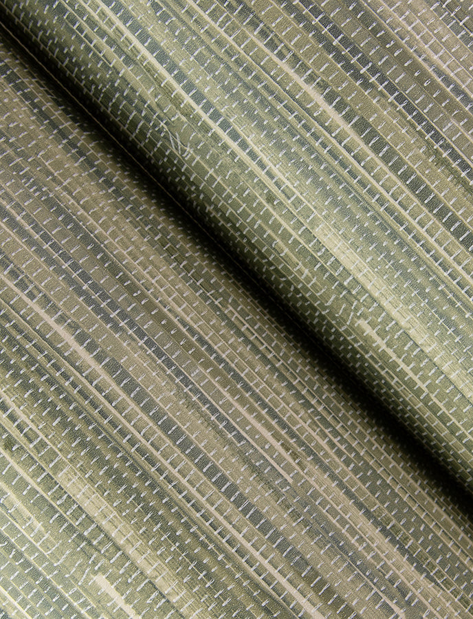 Exhale Moss Woven Faux Grasscloth Wallpaper  | Brewster Wallcovering - The WorkRm