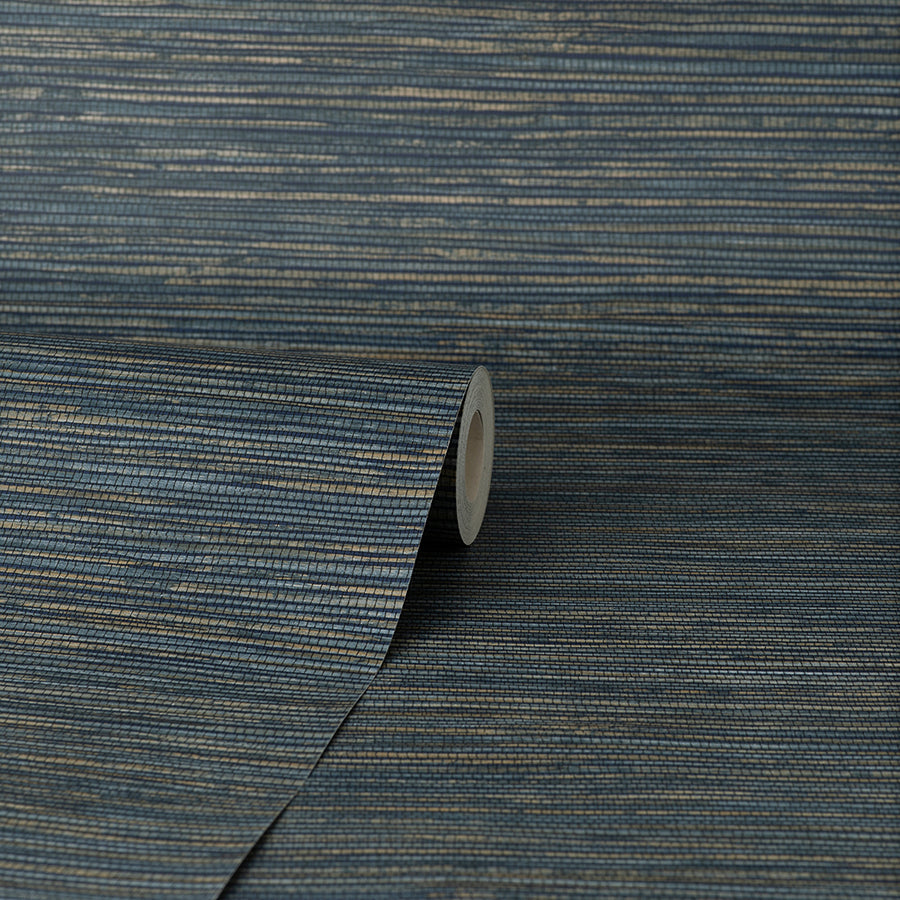 fusion-navy-plain-wallpaper-york-wallcoverings-m1769 - York Wallcoverings Wallpaper