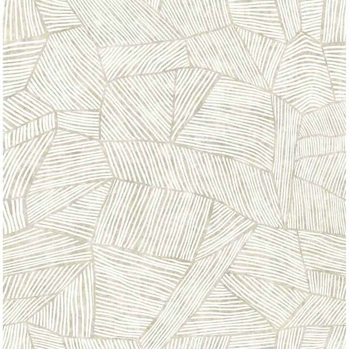 Zen Garden Cream Peel and Stick Wallpaper - York Wallcoverings - NUS6213