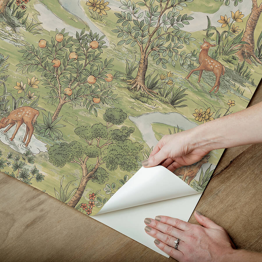 clj-bramble-forest-peel-and-stick-wallpaper-york-wallcoverings-cjs6320 - York Wallcoverings Wallpaper