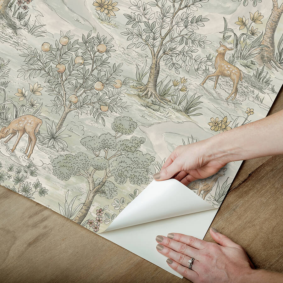 clj-bramble-wintergreen-peel-and-stick-wallpaper-york-wallcoverings-cjs6321 - York Wallcoverings Wallpaper