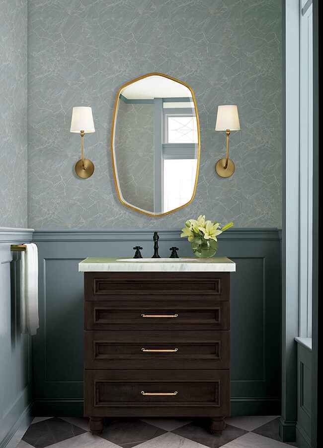 Jade Moonstone Peel & Stick Wallpaper - York Wallcoverings - CJS6327 - York Wallcoverings Wallpaper