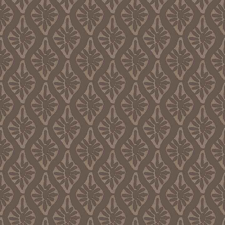 Nova Carob Brown Peel & Stick Wallpaper - York Wallcoverings - CJS6328