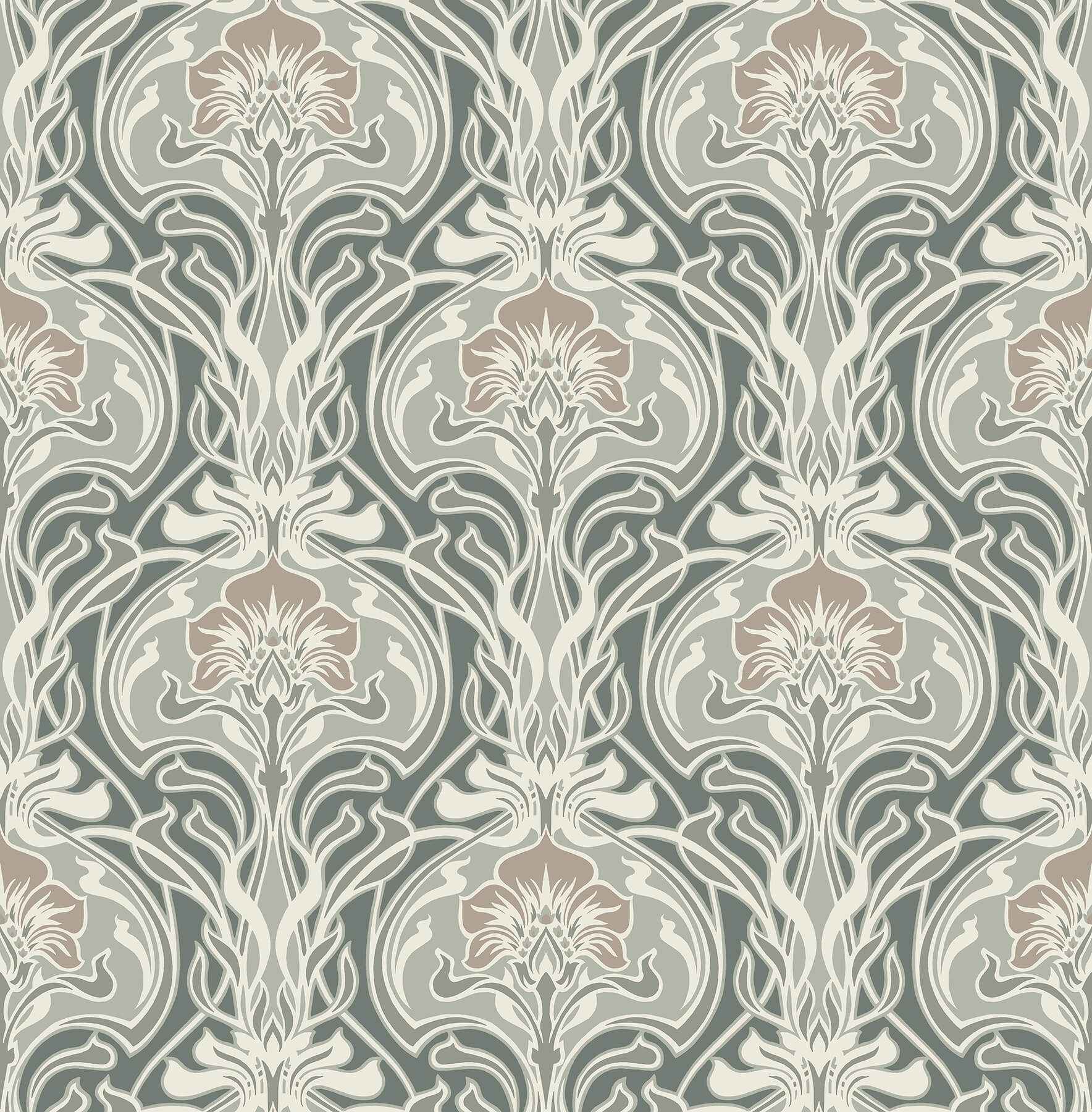 Fallon Brown Peel and Stick Wallpaper - York Wallcoverings - NUS6217