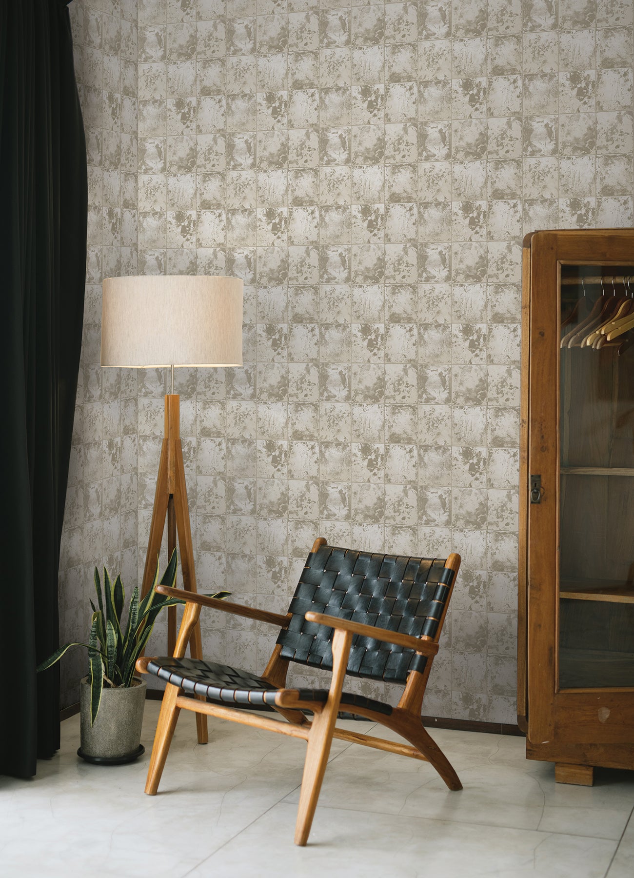 Silver Metal Sheet Peel and Stick Wallpaper - Brewster Wallcovering