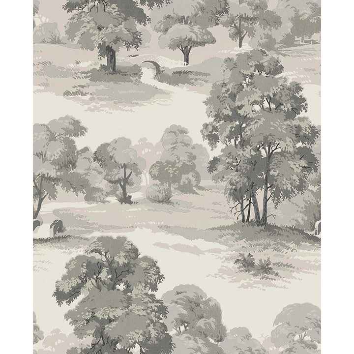Sherwood Grey Glade Wallpaper - York Wallcoverings - 4164-M1831