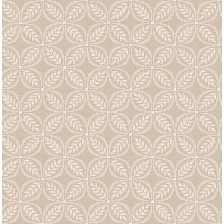 Picture of Morgrove Beige Trellis Wallpaper