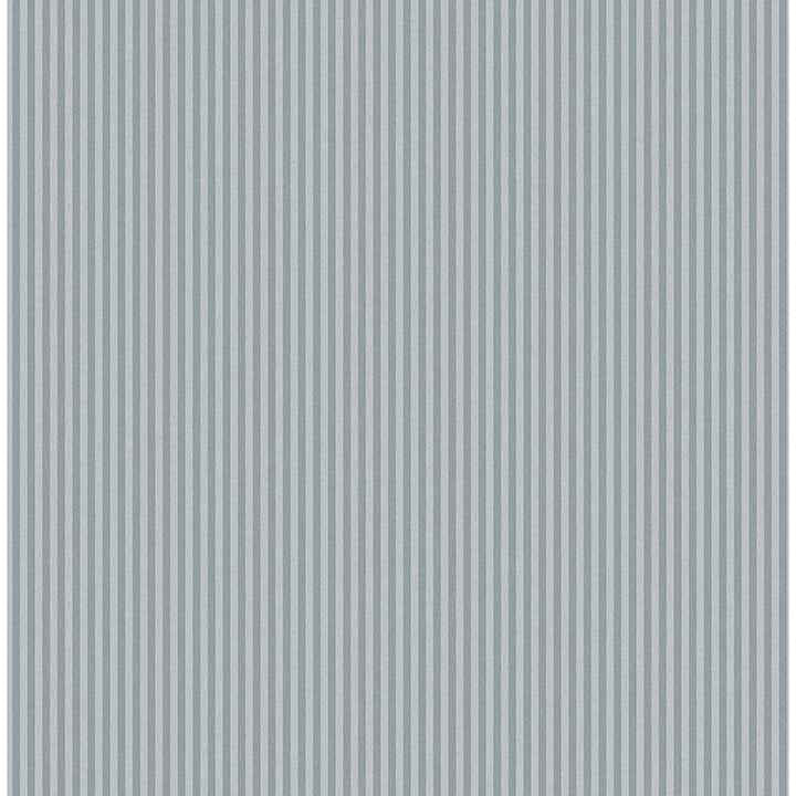 Ticking Blue Stripe Wallpaper - York Wallcoverings - 4164-M1845
