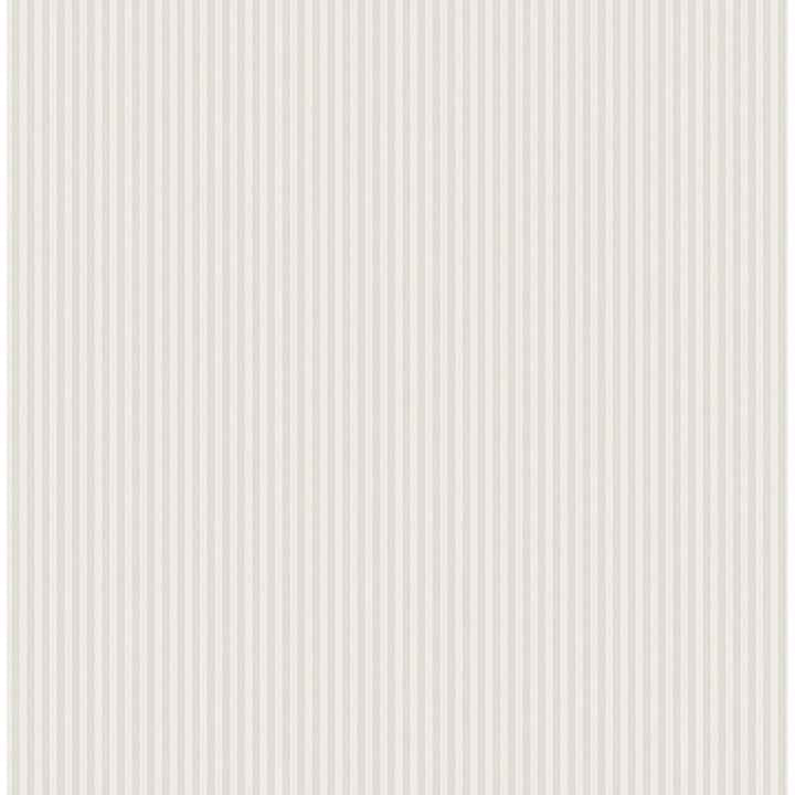 Ticking Light Grey Stripe Wallpaper - York Wallcoverings - 4164-M1847