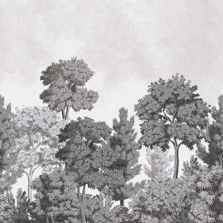 Delamere Mono Wall Mural - York Wallcoverings - 4164-50945
