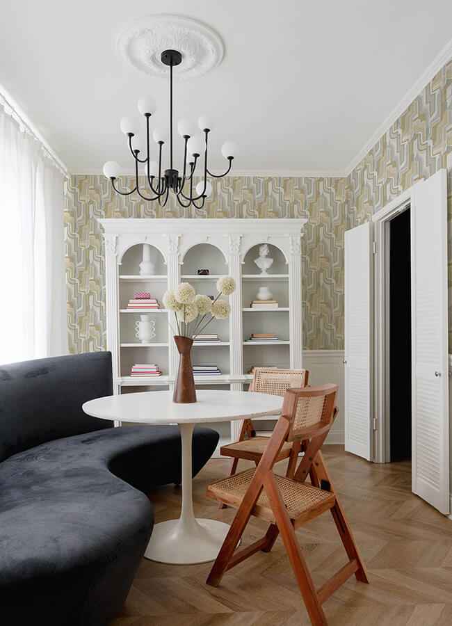 Tulum Khaki Surreal Shapes Wallpaper - York Wallcoverings - 4135-72703