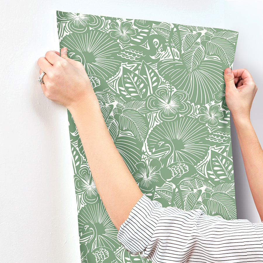 idalia-green-floral-flamingo-wallpaper-york-wallcoverings-4135-72714