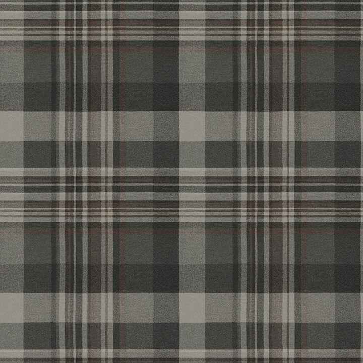Dutton Plaid Charcoal Wallpaper - York Wallcoverings - 4142-72632