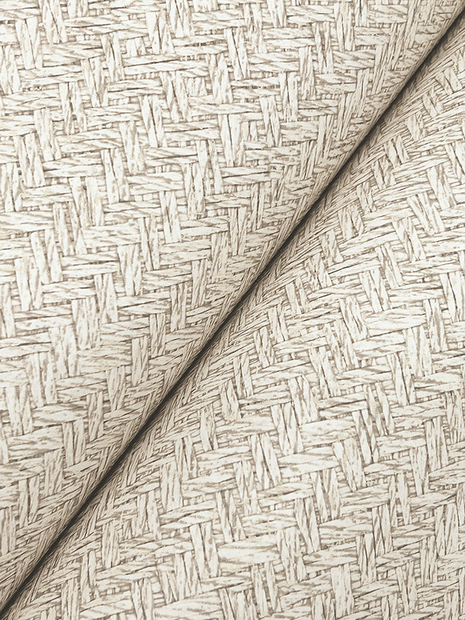 Woven Basket Wheat Wallpaper - Brewster Wallcovering