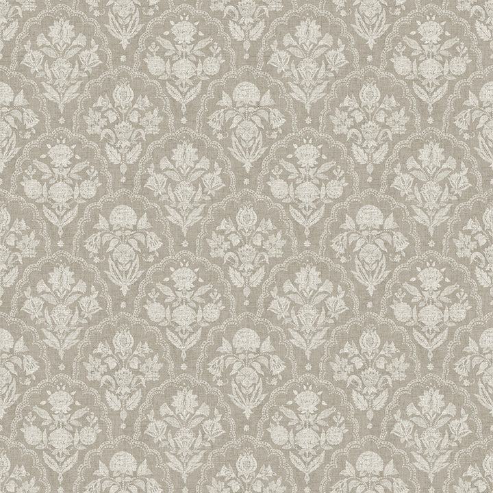 Picture of Frances Taupe Fishscale Wallpaper