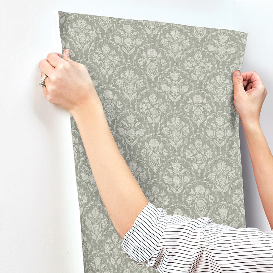 frances-moss-fishscale-wallpaper-york-wallcoverings-ast6353 - York Wallcoverings Wallpaper