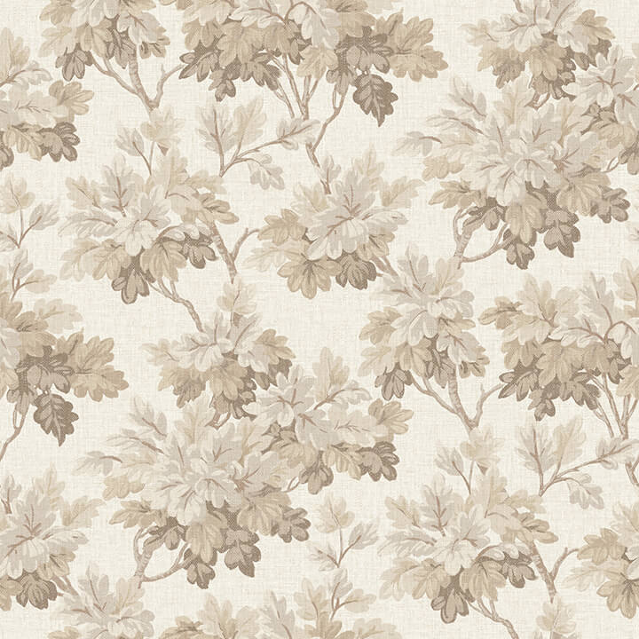 oakcliff-taupe-leaf-trail-wallpaper-york-wallcoverings-ast6356 - York Wallcoverings Wallpaper