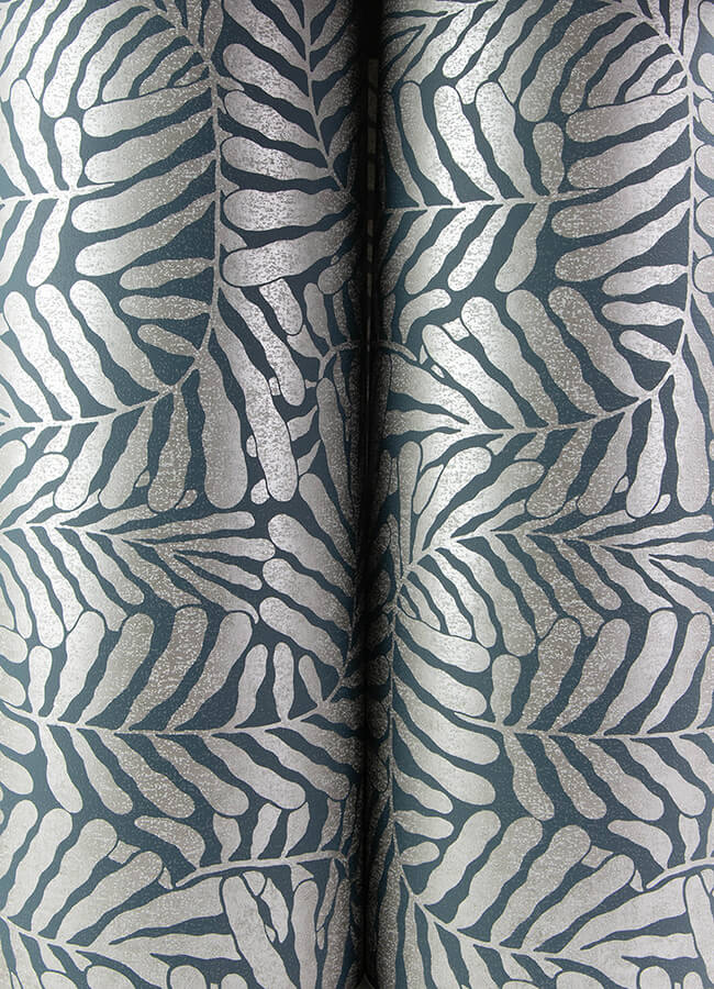 gabriel-teal-fern-wallpaper-york-wallcoverings-4155-27312 - York Wallcoverings Papel pintado