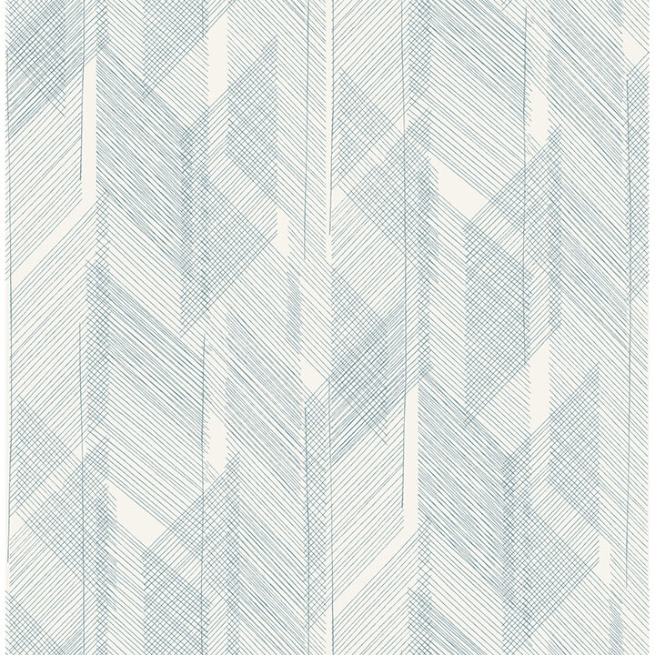 bryant-blue-crosshatch-wallpaper-york-wallcoverings-4155-27337 - York Wallcoverings Papel pintado