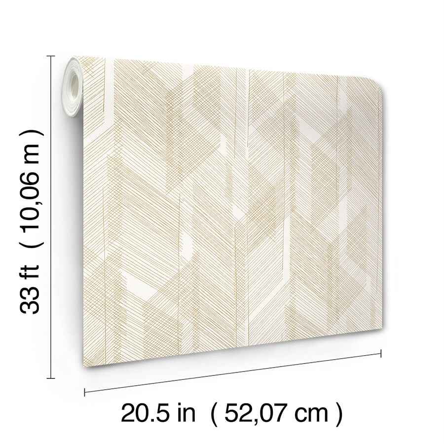 Bryant Gold Crosshatch Wallpaper - York Wallcoverings - 4155-27339 - York Wallcoverings Wallpaper