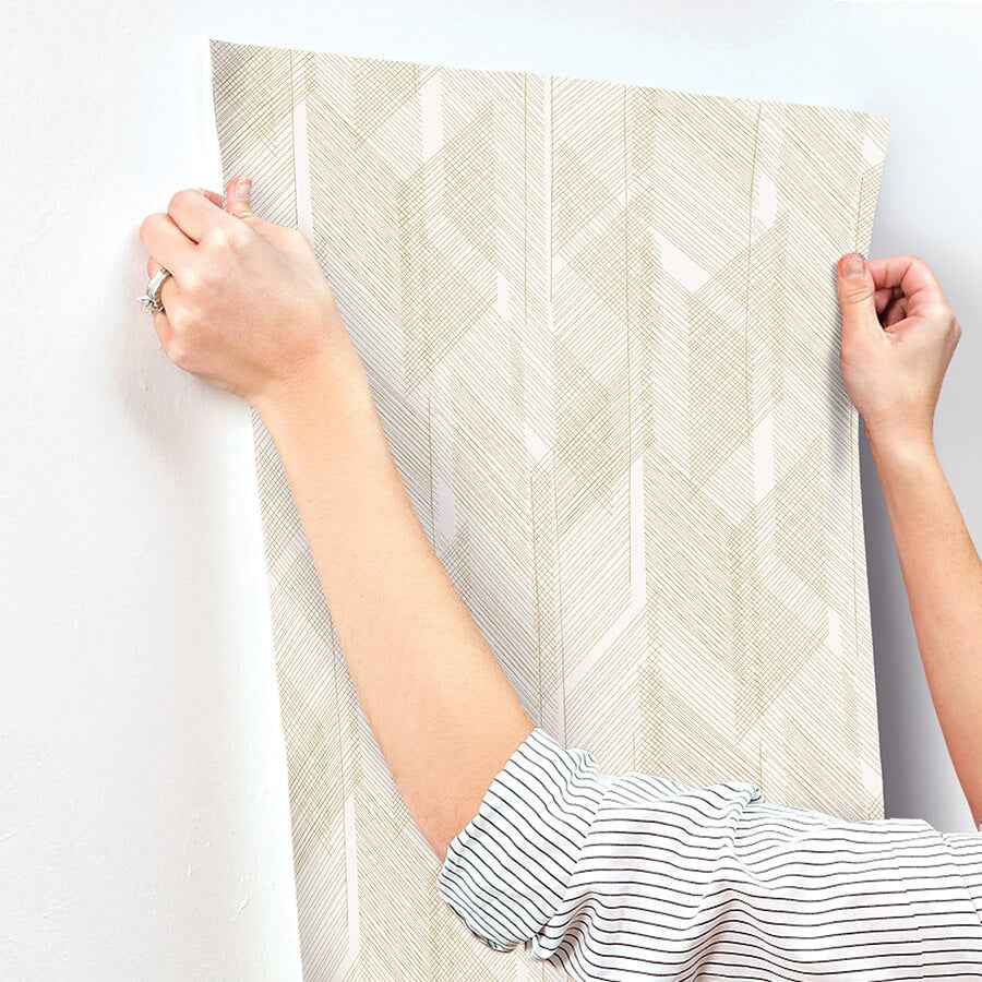 Bryant Gold Crosshatch Wallpaper - York Wallcoverings - 4155-27339 - York Wallcoverings Wallpaper