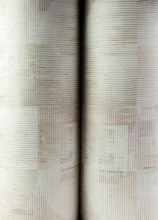 Woodbine Rose Abstract Geometric Wallpaper - York Wallcoverings - 4155-27341 - York Wallcoverings Wallpaper