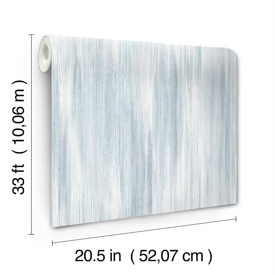 elysian-sky-blue-ikat-wallpaper-york-wallcoverings-4155-27350 - York Wallcoverings Papel pintado