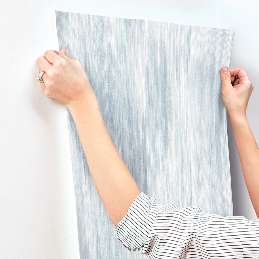 elysian-sky-blue-ikat-wallpaper-york-wallcoverings-4155-27350 - York Wallcoverings Papel pintado