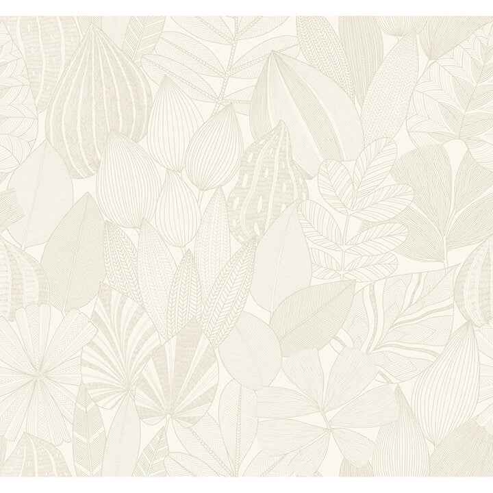 Mathias Pearl Botanical Wallpaper - York Wallcoverings - 4155-72810