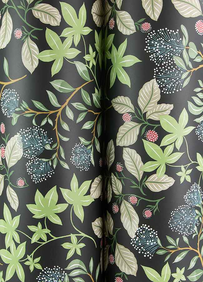 Mildred Evergreen Botanical Trail Wallpaper - York Wallcoverings - 4155-72813 - York Wallcoverings Wallpaper