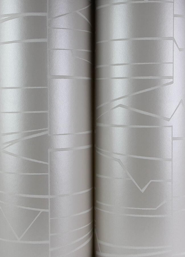 huntington-silver-geometric-stripe-wallpaper-york-wallcoverings-4155-72819 - York Wallcoverings Wallpaper
