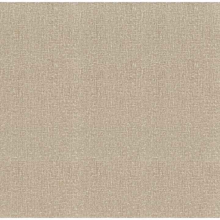 Natural Linen Light Brown Textured Wallpaper - York Wallcoverings - 4168-16619