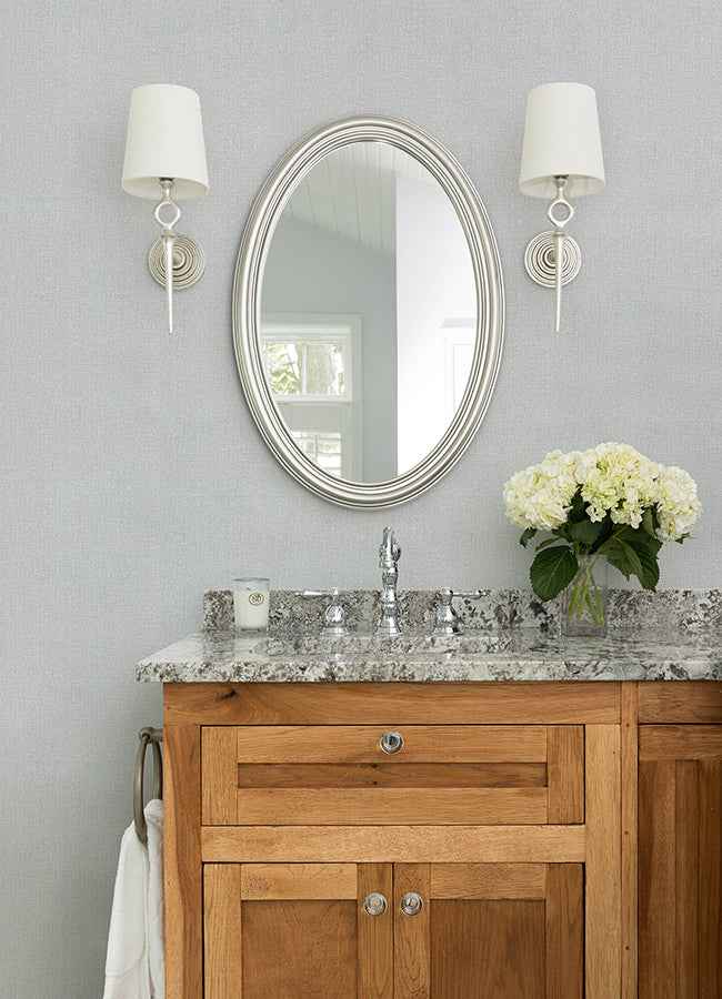 Natural Linen Dove Textured Wallpaper - York Wallcoverings - 4168-16622 - York Wallcoverings Wallpaper