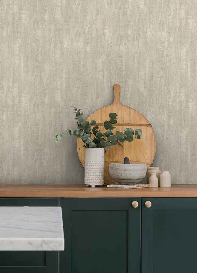Soapstone Dove Distressed Wallpaper - York Wallcoverings - 4168-19903 - York Wallcoverings Wallpaper