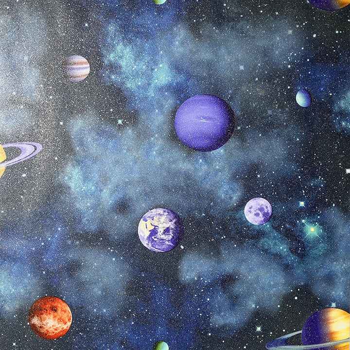Albert Blue Cosmos Wallpaper - York Wallcoverings - AH296000