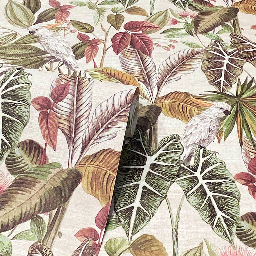 lorraine-neutral-tropical-wallpaper-york-wallcoverings-ah296908 - York Wallcoverings Wallpaper