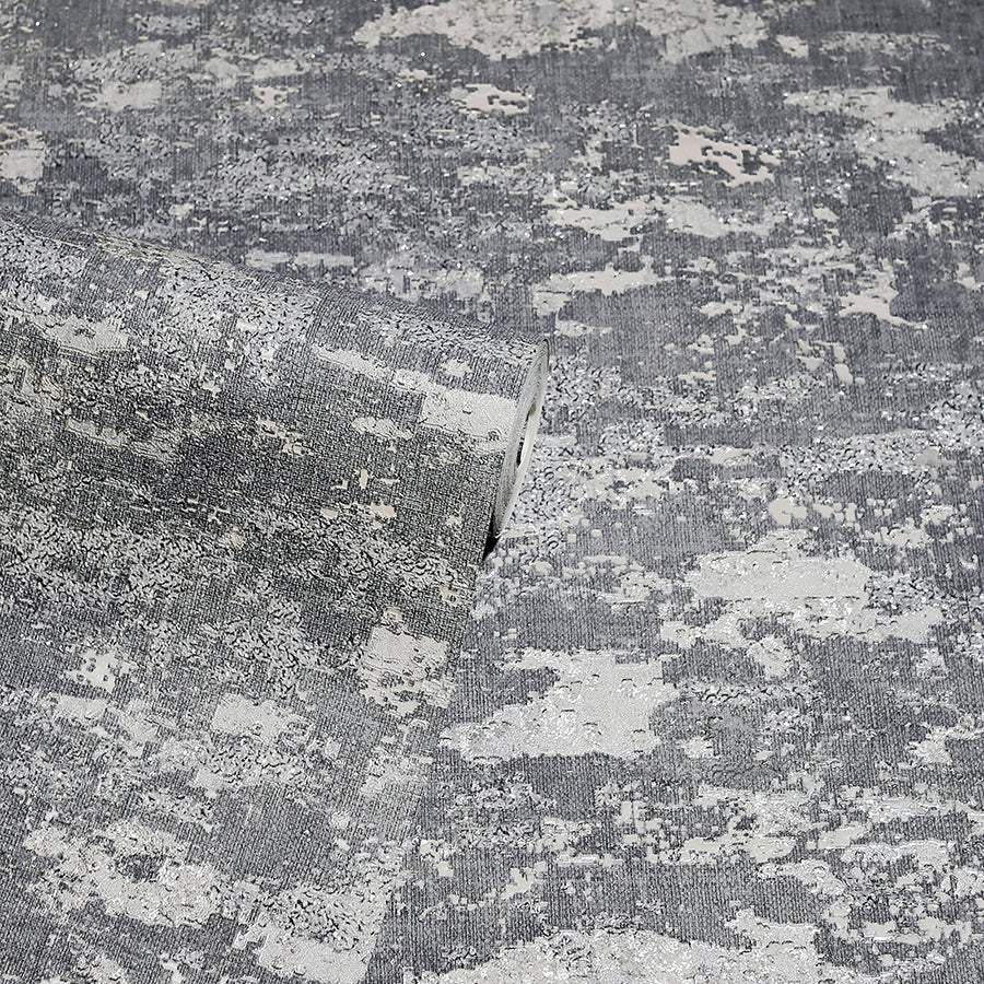 mercer-dark-grey-patina-wallpaper-york-wallcoverings-ah297601 - York Wallcoverings Wallpaper