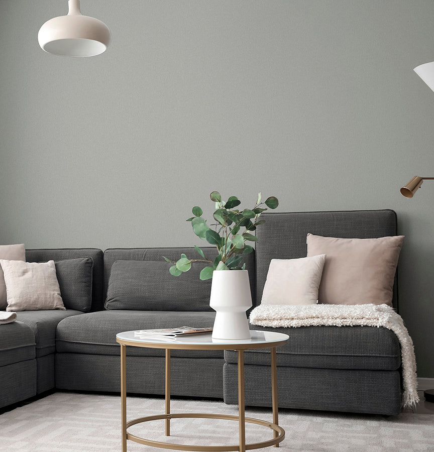 monty-grey-faux-fabric-wallpaper-york-wallcoverings-ah532503 - York Wallcoverings Wallpaper