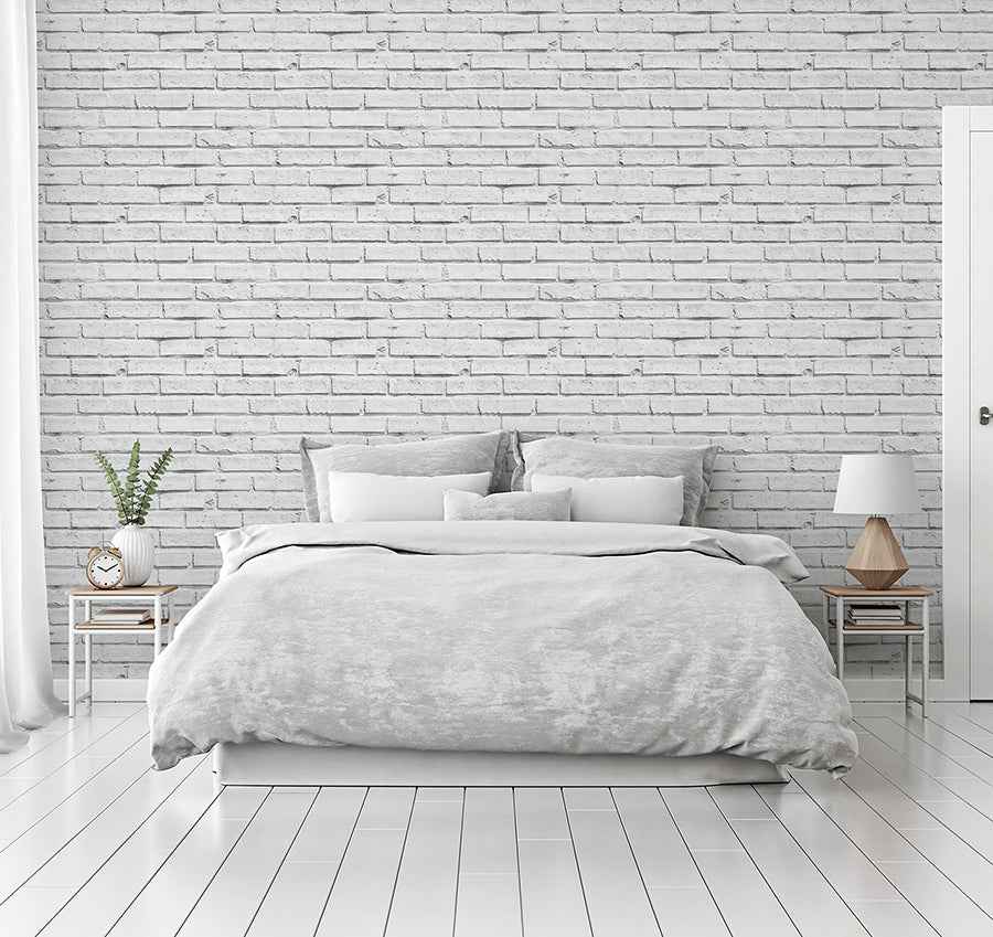 Abner Dove Brick Wallpaper - York Wallcoverings - AH623004 - York Wallcoverings Wallpaper