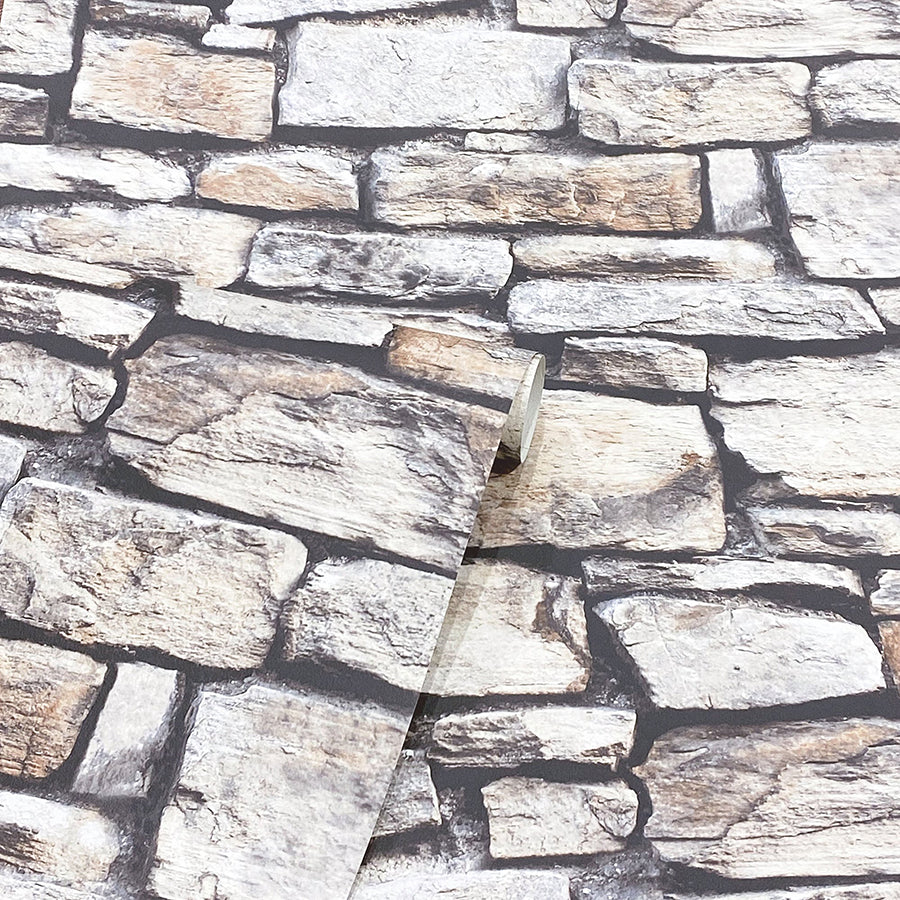 norman-neutral-stone-wallpaper-york-wallcoverings-ah668901 - York Wallcoverings Wallpaper