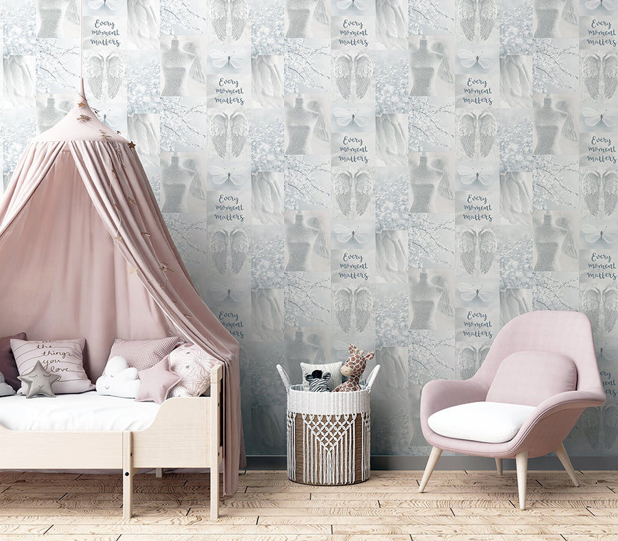 chou-light-grey-inspirational-wallpaper-york-wallcoverings-ah692800 - York Wallcoverings Wallpaper