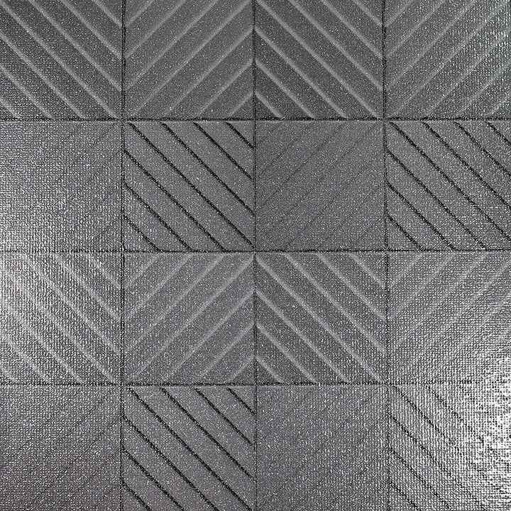 Randall Dark Grey Geometric Wallpaper - York Wallcoverings - AH692809 - York Wallcoverings Wallpaper