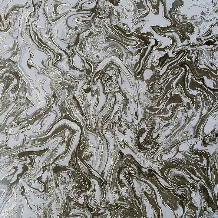 Osgood Charcoal Marbled Wallpaper - York Wallcoverings - AH693903