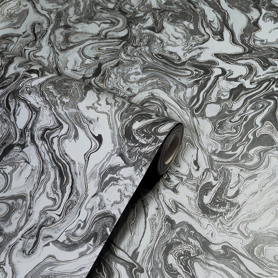 osgood-charcoal-marbled-wallpaper-york-wallcoverings-ah693903 - York Wallcoverings Wallpaper