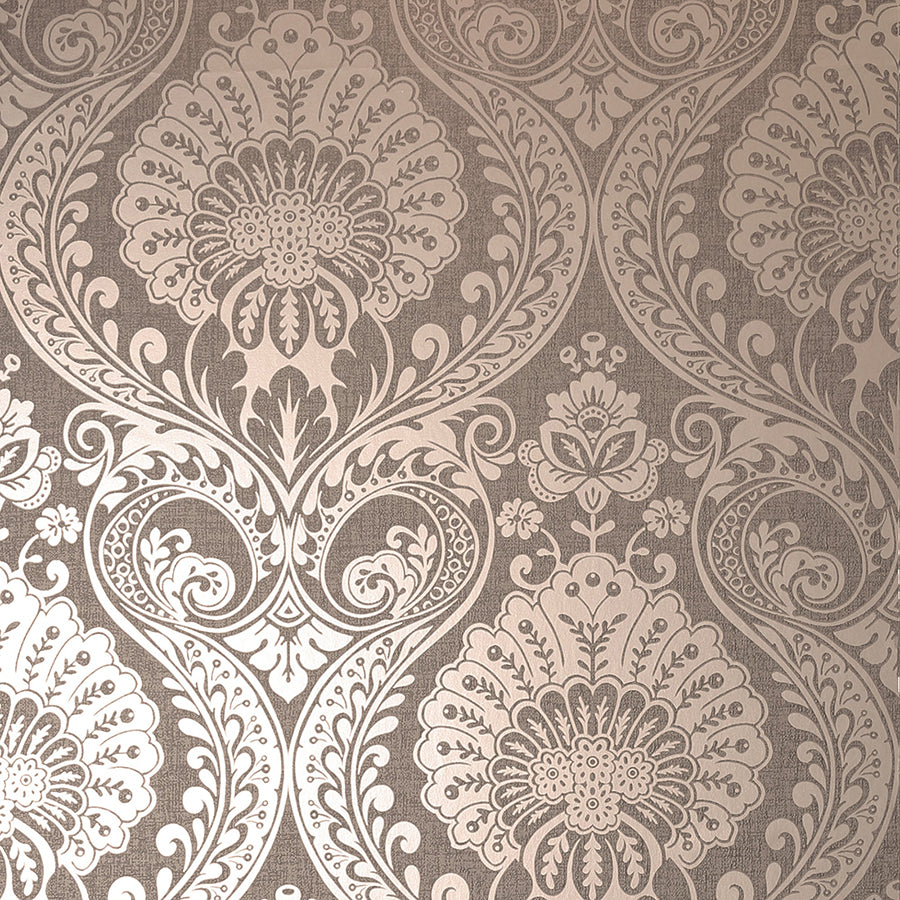 berenice-rose-gold-luxe-wallpaper-york-wallcoverings-ah906605 - York Wallcoverings Wallpaper