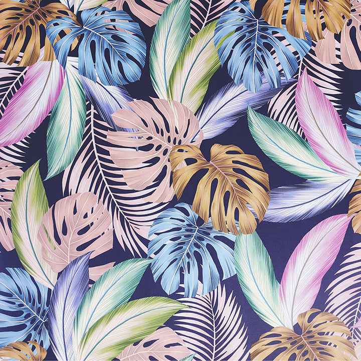 Vivette Multicolor Hot Tropic Wallpaper - York Wallcoverings - AH909409