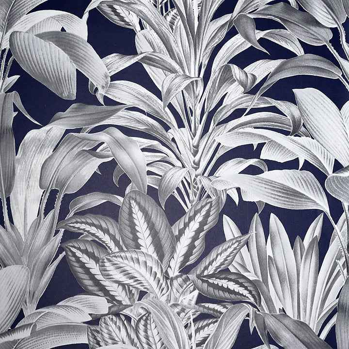 Alice Navy Greenhouse Wallpaper - York Wallcoverings - AH909501