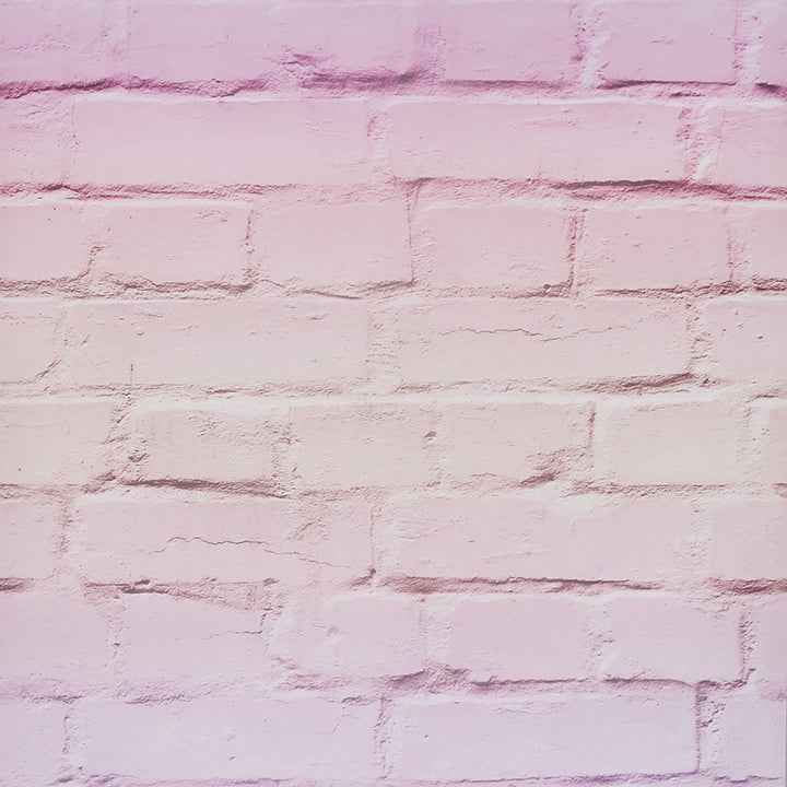 Winifred Pink Ombre Brick Wallpaper - York Wallcoverings - AH909706