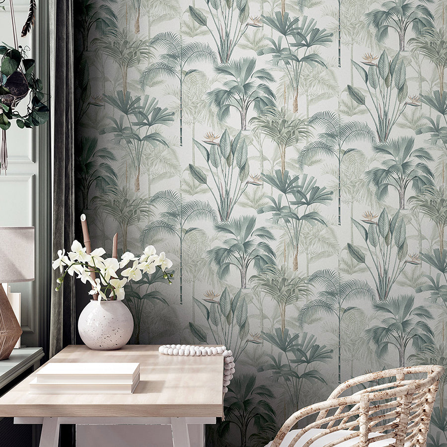 freda-green-palm-trees-wallpaper-york-wallcoverings-ah922908 - York Wallcoverings Wallpaper